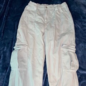 Mint green jean like pants from Garage, size Large